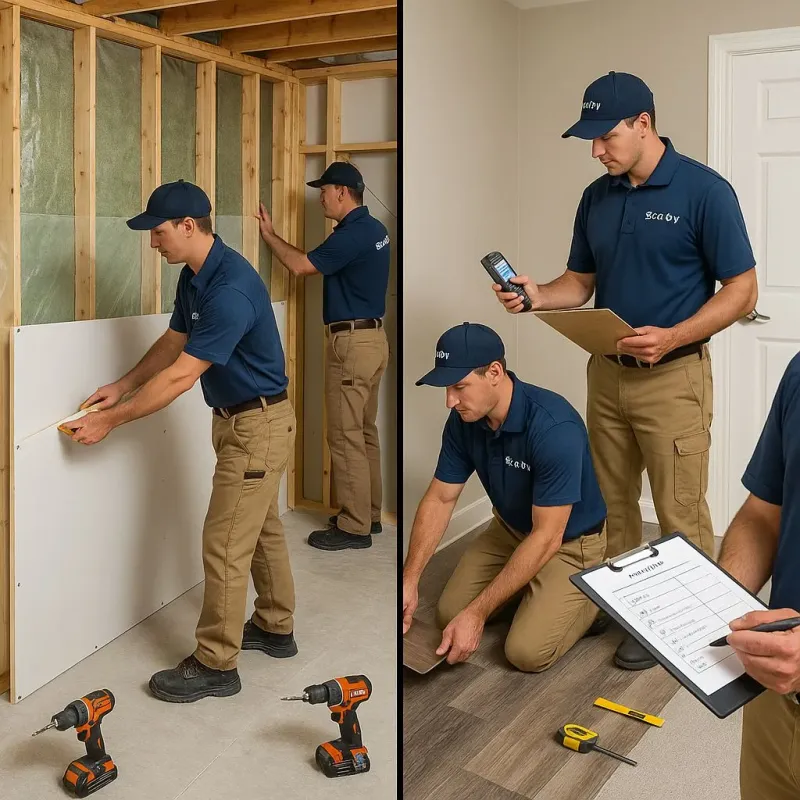 Repairs and Reconstruction process in Holliston, MA