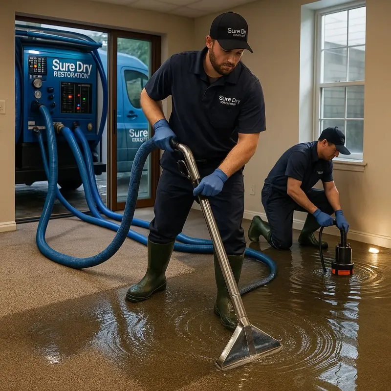 Water Extraction and Removal process in Holliston, MA